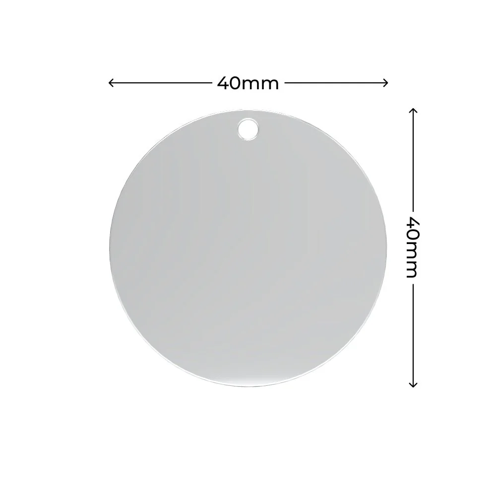 TOOCAA Stainless Steel Round Tag - Image 3