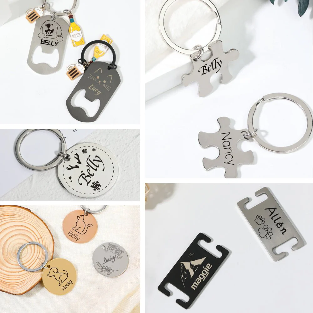 TOOCAA Stainless Steel Round Tag - Image 4