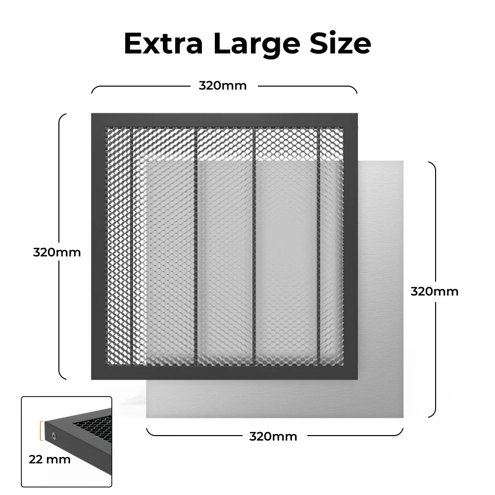 TOOCAA Laser Cutting & Engraving 320mm*320mm Honeycomb Working Panel - Image 4