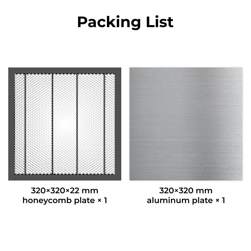 TOOCAA Laser Cutting & Engraving 320mm*320mm Honeycomb Working Panel - Image 5