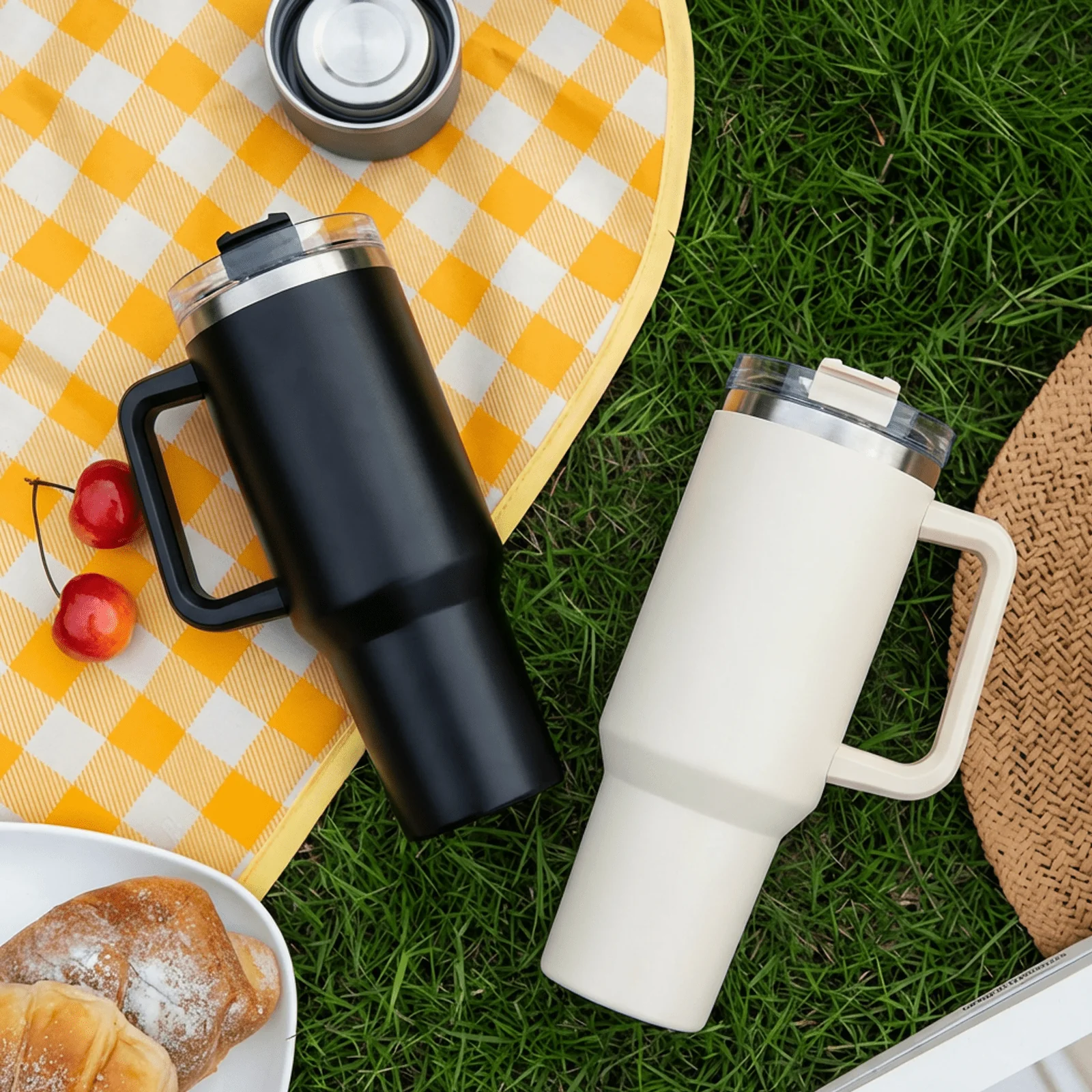 Stainless Steel  Insulated Travel Tumbler, Suitable for Laser Engraver Customization - Image 5