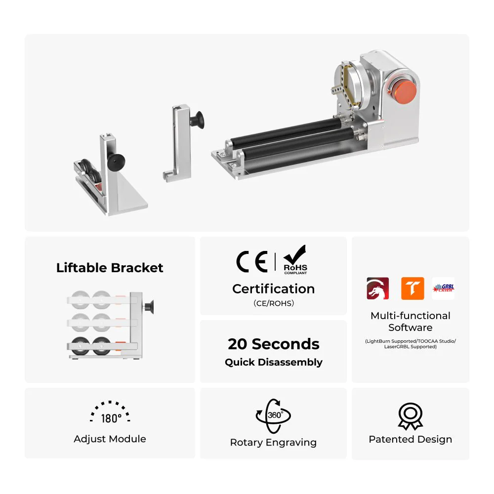 TOOCAA 5-in-1 Laser Rotary Roller Set For L2 - Image 7