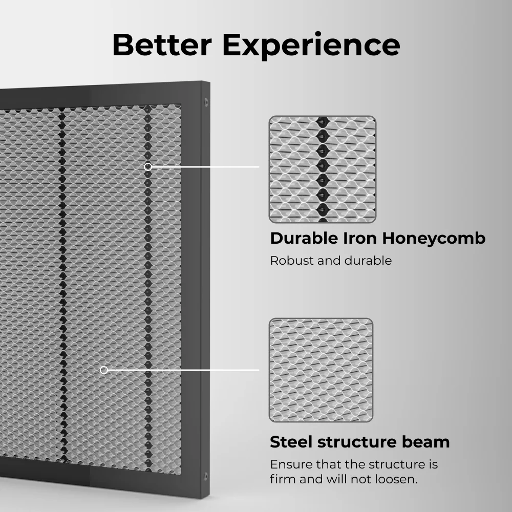 TOOCAA 500mm x 500mm Laser Cutting & Engraving Honeycomb Working Panel - Image 5