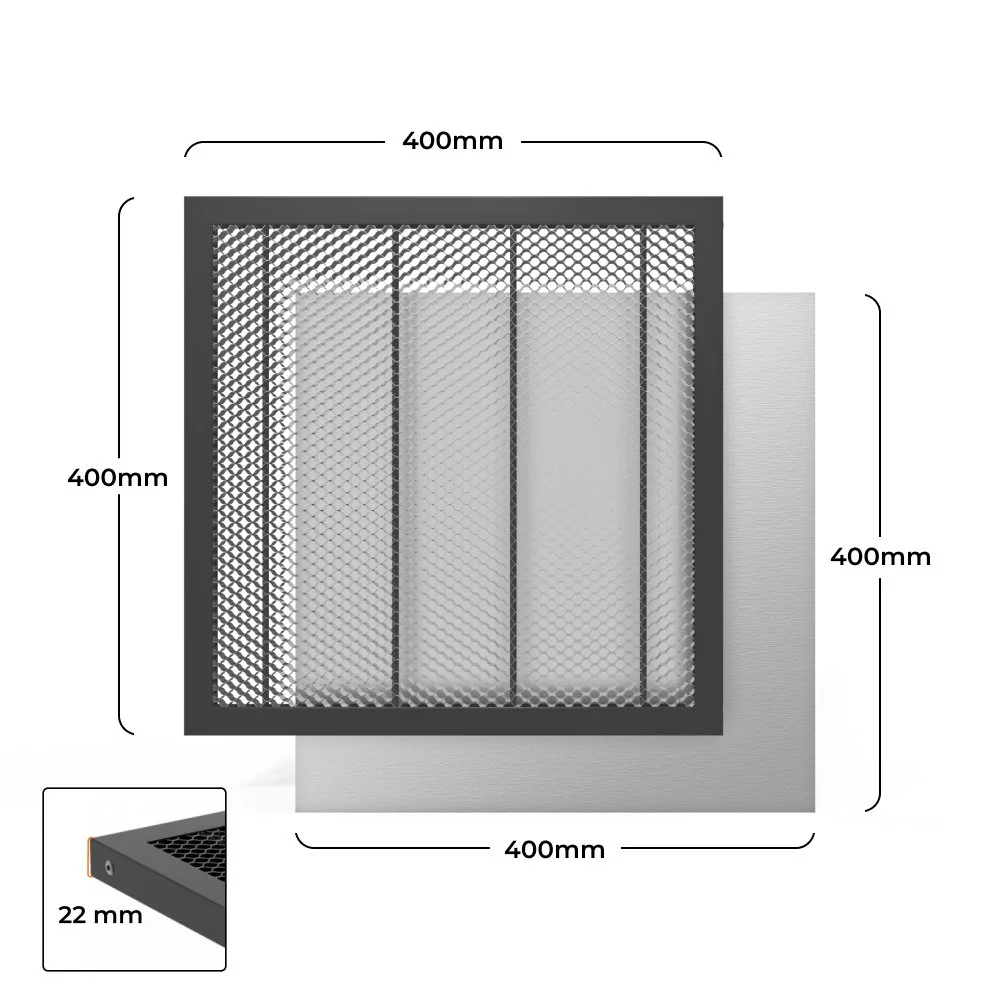 TOOCAA Laser Cutting & Engraving 400mm*400mm Honeycomb Working Panel - Image 5