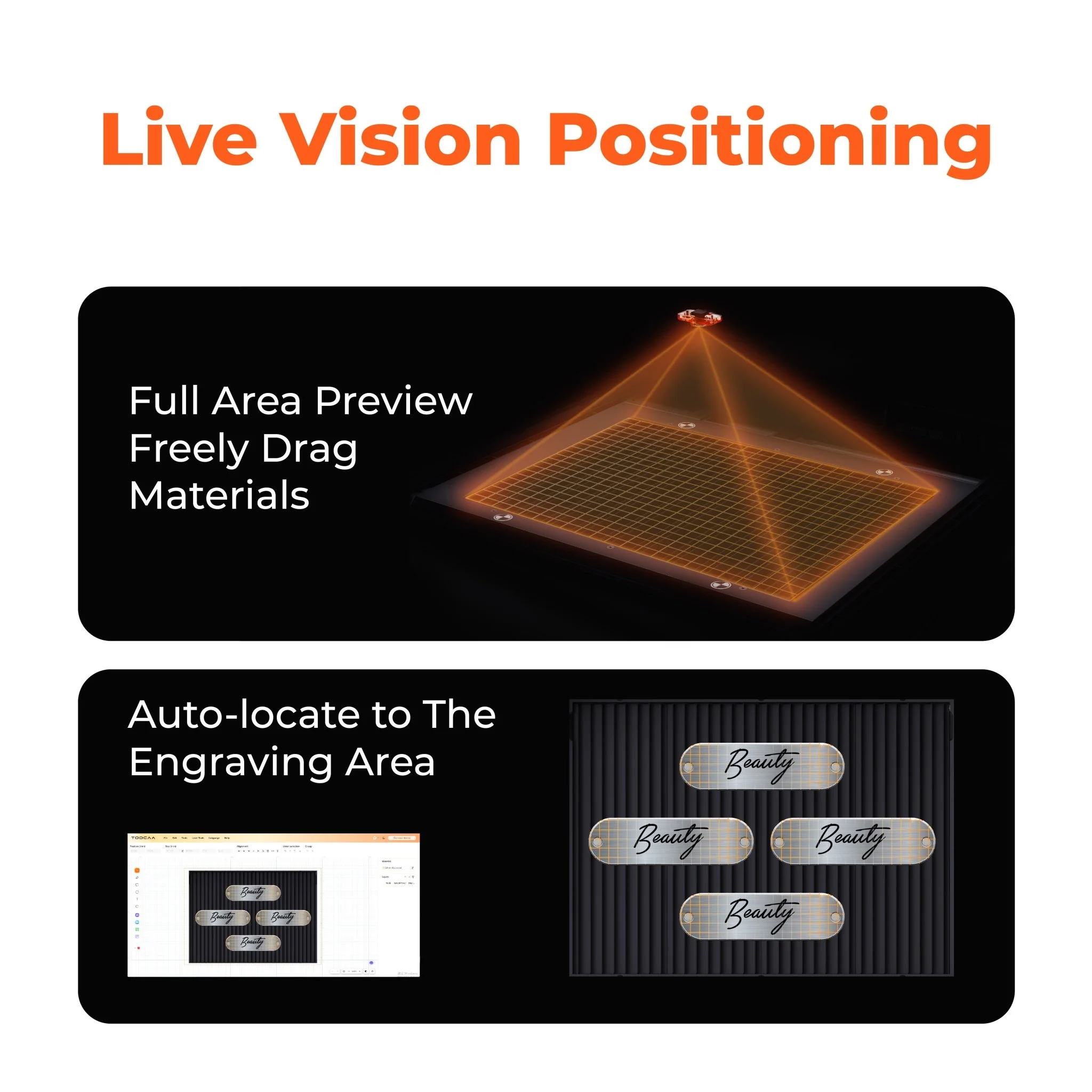 TOOCAA NOVA: The AI-Powered Laser Engraver with Class 1 Safety for Effortless Desktop Creation - Image 3