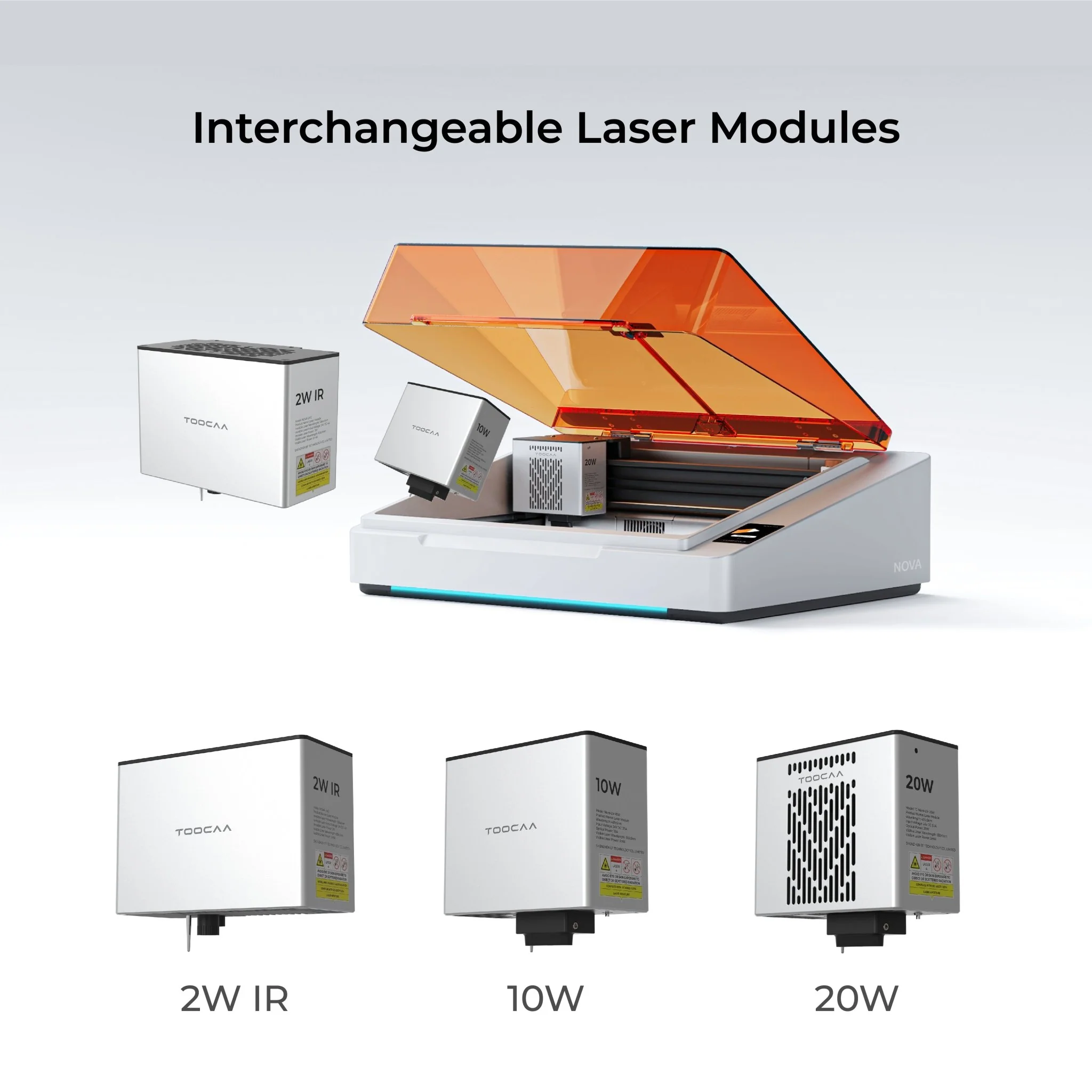 TOOCAA NOVA: The AI-Powered Laser Engraver with Class 1 Safety for Effortless Desktop Creation - Image 8