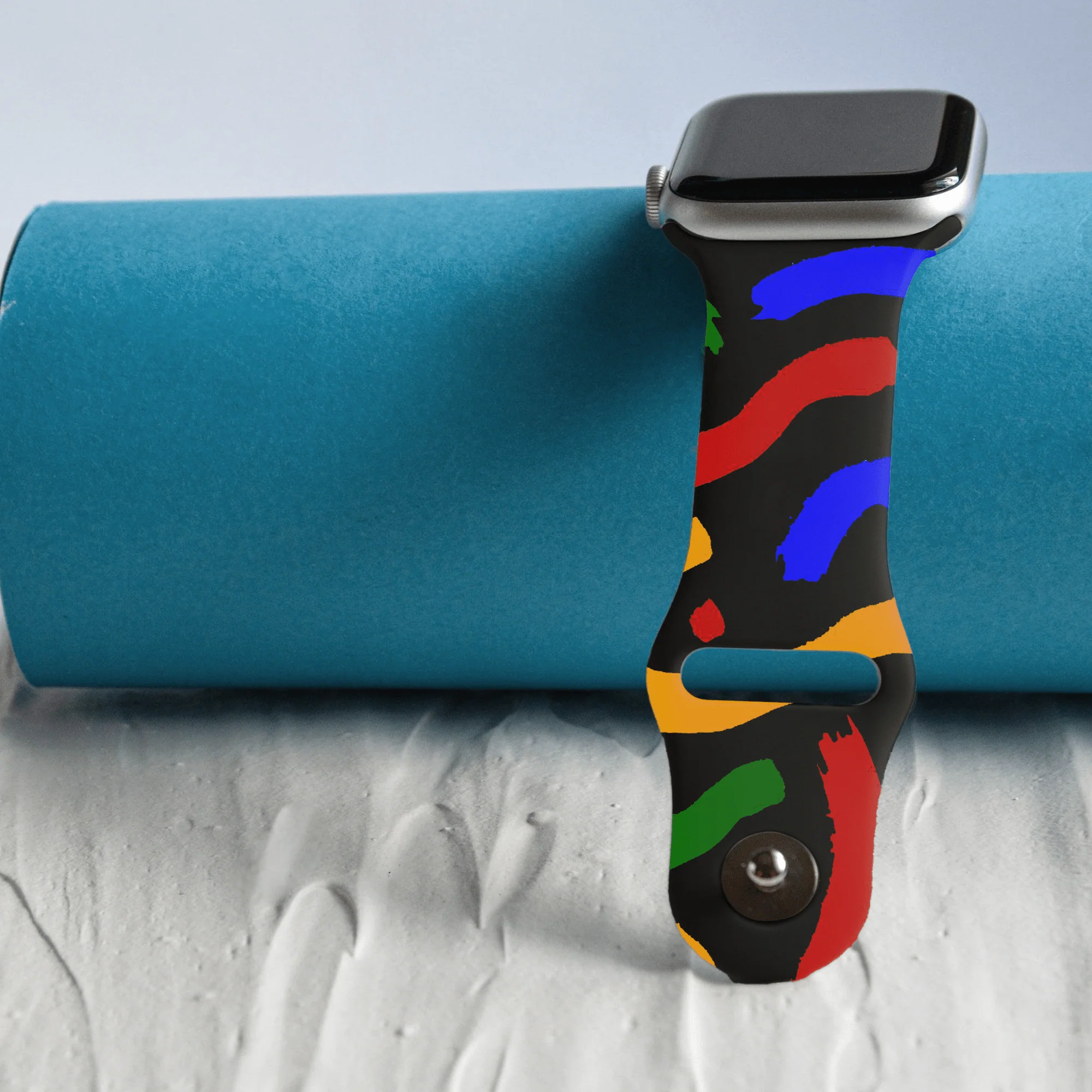 TOOCAA Silicone Apple Watch Bands with Laserable Rainbow Filling - Image 6
